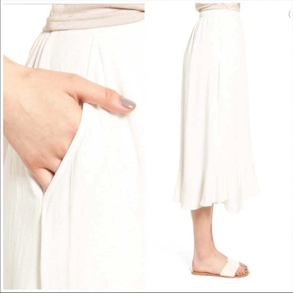 COPY - White Hinge Midi Skirt Size S - Picture 4 of 14
